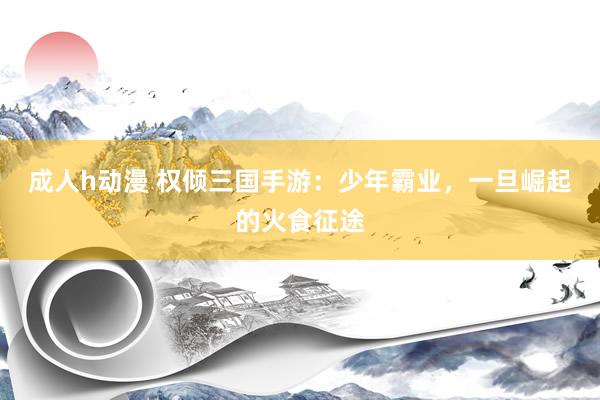 成人h动漫 权倾三国手游：少年霸业，一旦崛起的火食征途