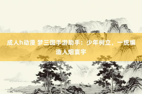 成人h动漫 梦三国手游助手：少年树立，一统编造人烟寰宇