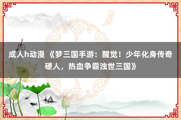 成人h动漫 《梦三国手游：醒觉！少年化身传奇硬人，热血争霸浊世三国》