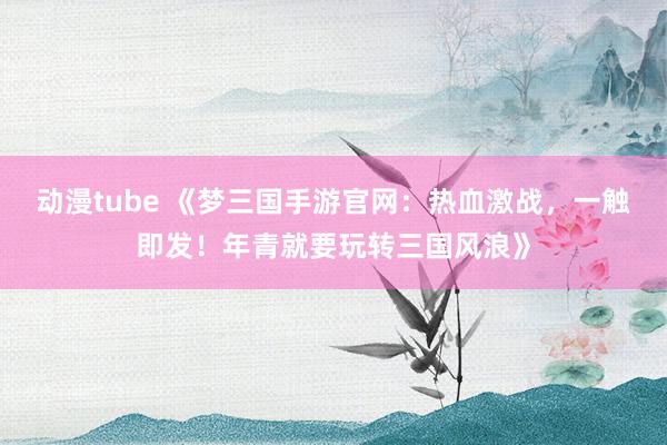 动漫tube 《梦三国手游官网：热血激战，一触即发！年青就要玩转三国风浪》