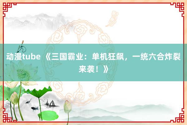 动漫tube 《三国霸业：单机狂飙，一统六合炸裂来袭！》